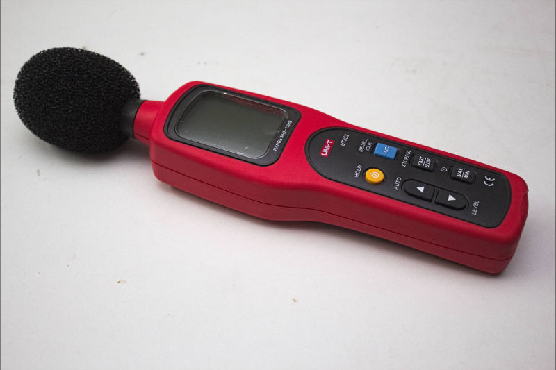 A UNI-T handheld digital Sound Level meter